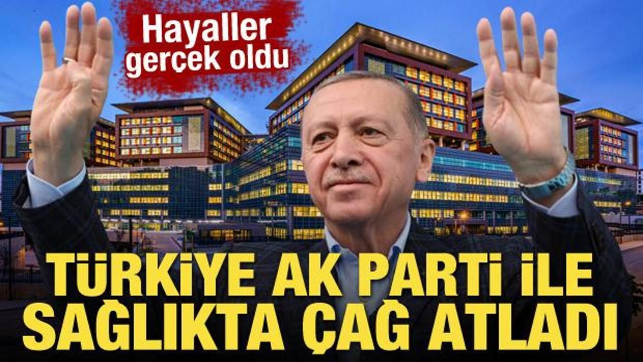 Türkiye AK Parti ile sağlık alanında çağ atladı! Rakamlar gözler önüne serdi